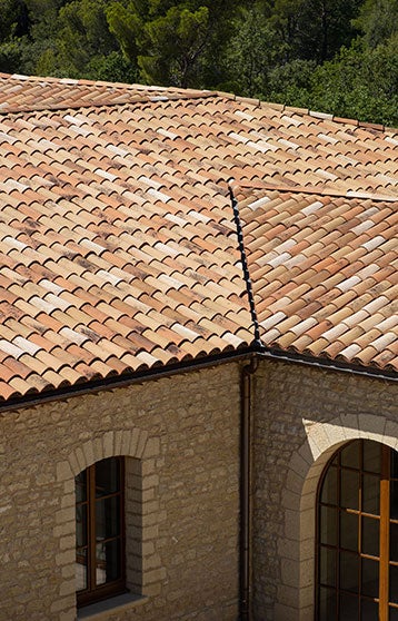 Terracotta dakpannen